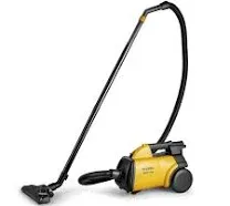 Eureka 3670M Canister Cleaner, Lightweight Powerful Vacuum for Carpets and Hard floors, w/ 5bags,Yellow