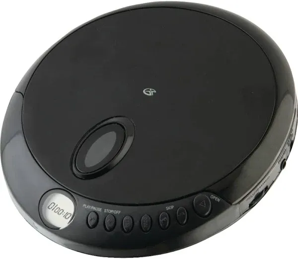 GPX PC301B Compact Personal CD Player w/ Anti-Skip Protection &amp; Paperwork WORKS