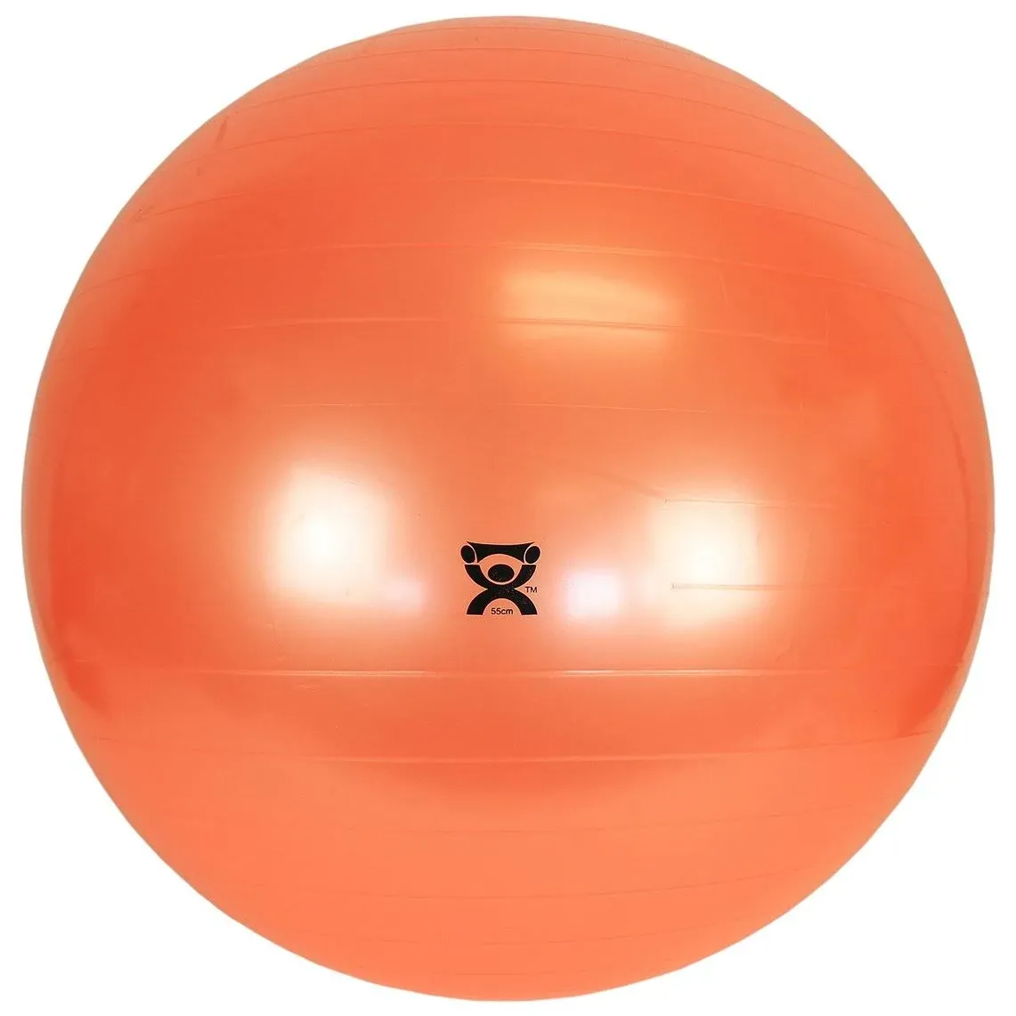 CanDo Inflatable Exercise Ball 22 inches Orange