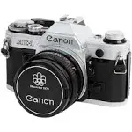 Canon AE-1 SLR Film Camera Silver Japan #514