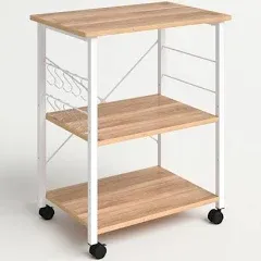 Algona Microwave Storage Kitchen Cart Andover Mills Finish