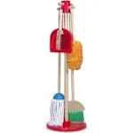 Melissa & Doug Toy, Dust! Sweep! Mop!, Ages 3+ - 6 pieces