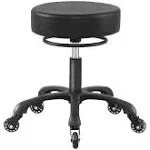 Swivel Rolling Stool Chair Aesthetic Work Chair Stool for Spa Massage Manicure Shop Larger Seat Heavy Duty (400LB Load Capacity)