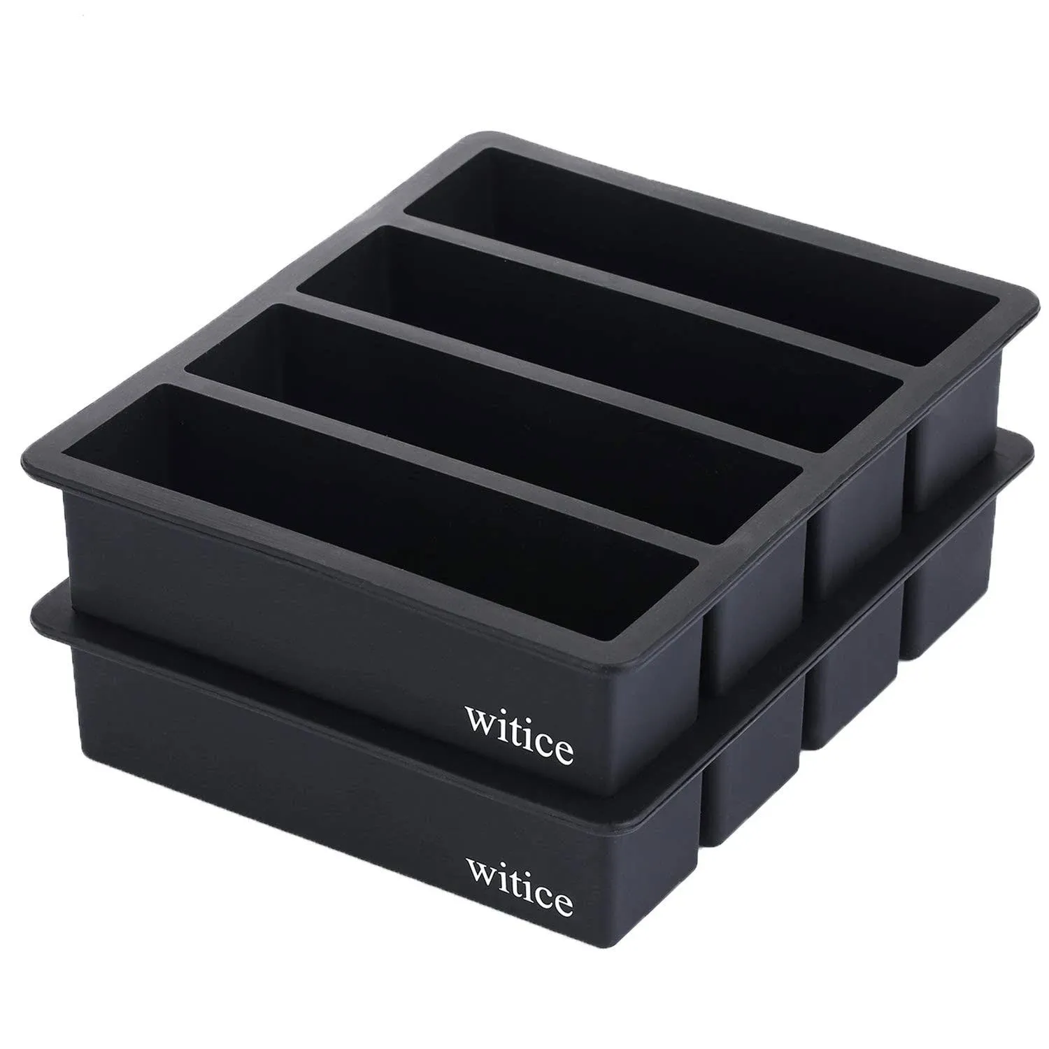 witice Silicone Ice Cube Trays Large for Whisky(2-Pack) - Butter Mold,With Easy Release Ice Cubes for Whiskey and for Cocktail,Food Grade