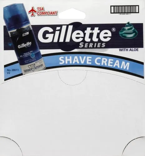 2PK Gillette Series Shave Gel for Sensitive Skin, 2.5 oz