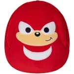 Squishmallow Knuckles Plush Sonic the Hedgehog Knuckles The Echidna Squishmallow