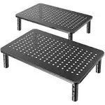 HUANUO Monitor Stand, 2 Pack, Monitor Riser, 2 Monitor Stand Height Adjustable, Computer M