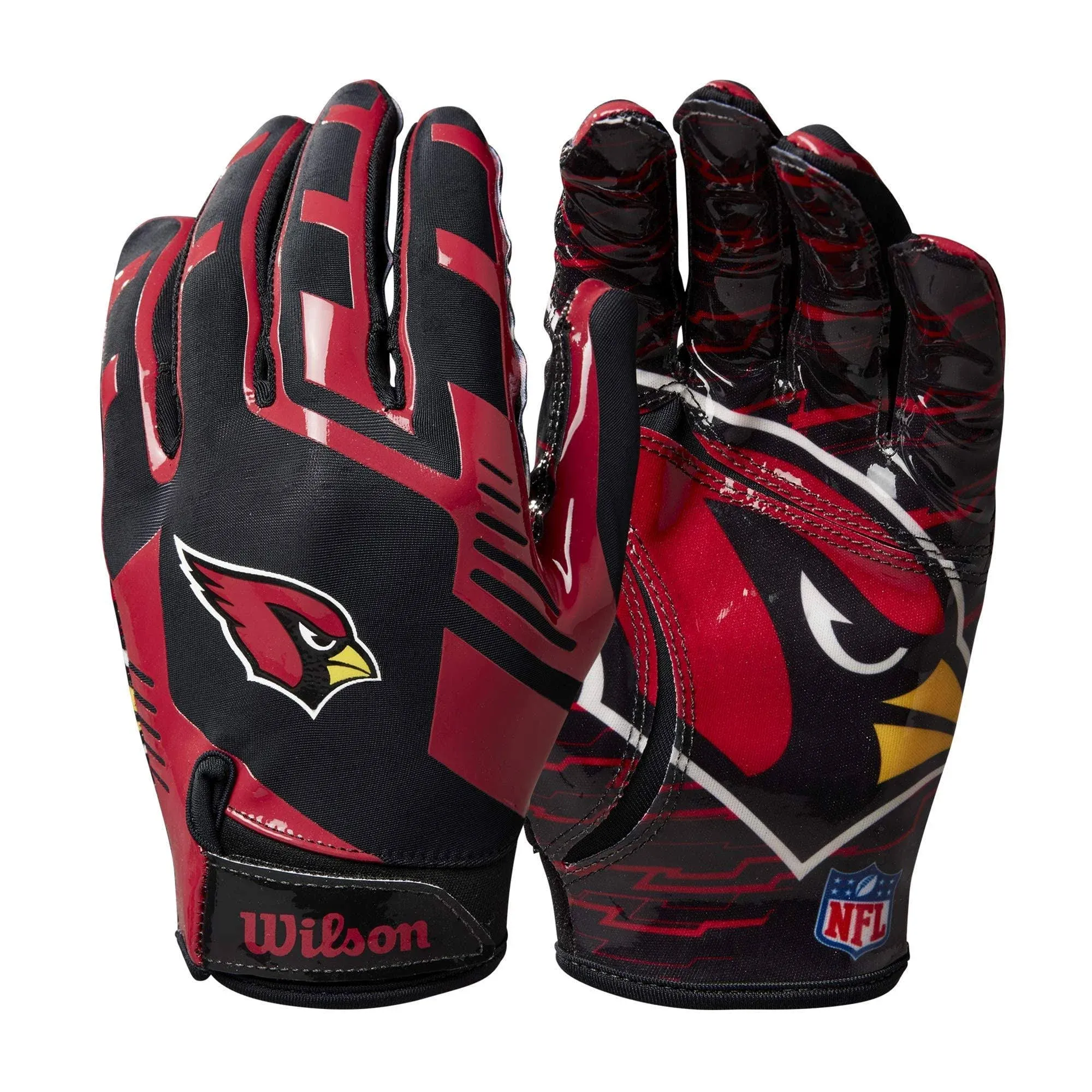 Wilson Arizona Cardinals Football Receiver Gloves NFL Adult Size New