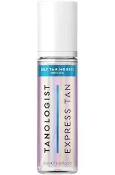 NEW Tanologist Express Self Tan Mousse, Medium - Hydrating Sunless Tanning Foam,