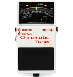 New Boss TU-3 Chromatic Guitar Pedal Tuner