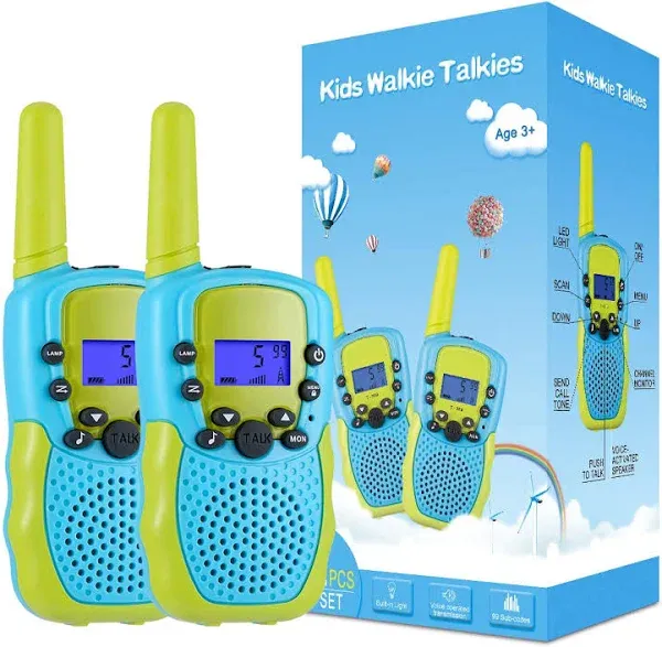 Walkie Talkies for Toys for Boys Girls 4-6 3 Miles Range Walkie Talkie to Cam...