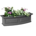 Mayne Nantucket 36" Graphite Grey Window Box