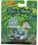 2023 Hot Wheels Premium Pop Culture Rick and Morty Rick's Ship Adult Swim UFO 🛸