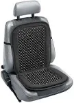 Custom Accessories 18462 Black Beaded Velour Seat Cushion