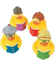 Oriental Trading Reading Ducks 2 Packs of 12 &amp; 1 Pack Of 24&#034;I Love To Read&#034;Bands