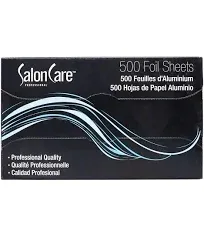 Salon Care Full-Size Foil Sheets 500 Ct (a1)