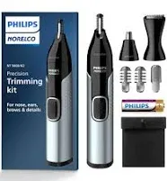 Philips Norelco Nasentrimmer 5000 für Nase, Ohren, Augenbrauen-Trimm-Kit, NT5600/62