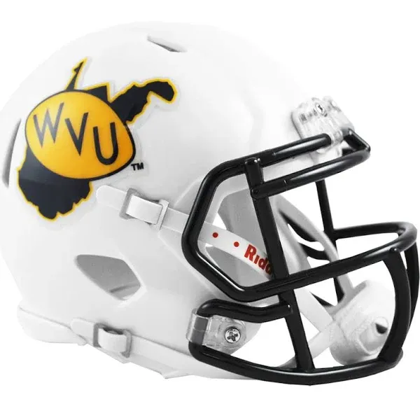 West Virginia Mountaineers NCAA Mini Speed Football Helmet 2013 Season NCAA