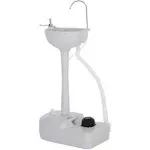 kleankin 20 4.5 Gallon Portable Camping Hand Wash Sink with Towel Holder Soap Dispenser