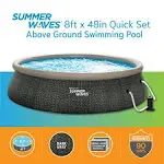 Funsicle 18' x 48" QuickSet Ring Top Above Ground Swimming Pool