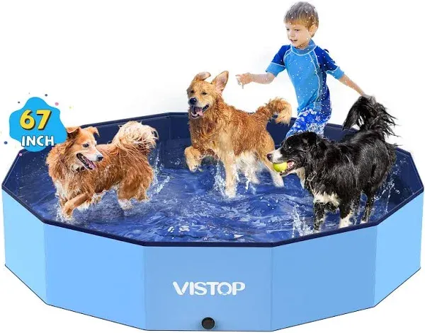 VISTOP Jumbo Foldable Dog Pool