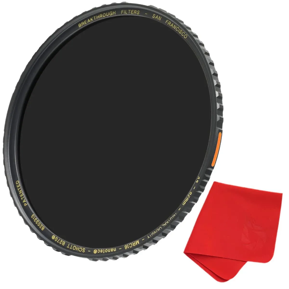 Breakthrough Photography 77mm X4 6-Stop Fixed ND Filter for Camera Lenses, Ne...