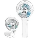 HandFan Handheld Misting Fan Portable Mister Fan USB Rechargeable Personal Mist Fan