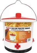 Farm Innovators HB-60P Thermostatical<wbr/>ly Controlled Heated 2 Gallon Plastic Ou...