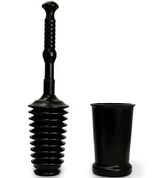 Master Plunger MP500-3TB Heavy Duty Bathroom Toilet Plunger Kit