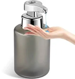 Automatic Liquid Soap Dispenser + Versatile 7.5" Silicone Resin Tray