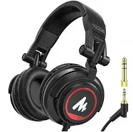 MAONO 50MM Drivers Over Ear Studio Headphones, AU-MH501 Stereo Monitor 