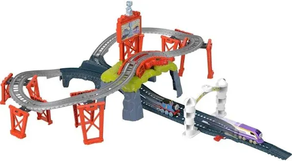 Thomas &amp; Friends Thomas and Kana Push-Along Train and Track Race Set NEW