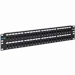 ICC ICC-ICMPP48CP6 Patch Panel,cat 6, Feed-thru 48-p,2rms