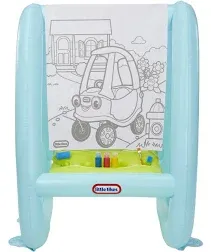 Little Tikes 3-in-1 Paint & Play Backyard Easel Inflatable Outdoor Art with Accessories for Kids