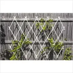 Achla Designs Lattice Trellis, Wall Mounted Graphite