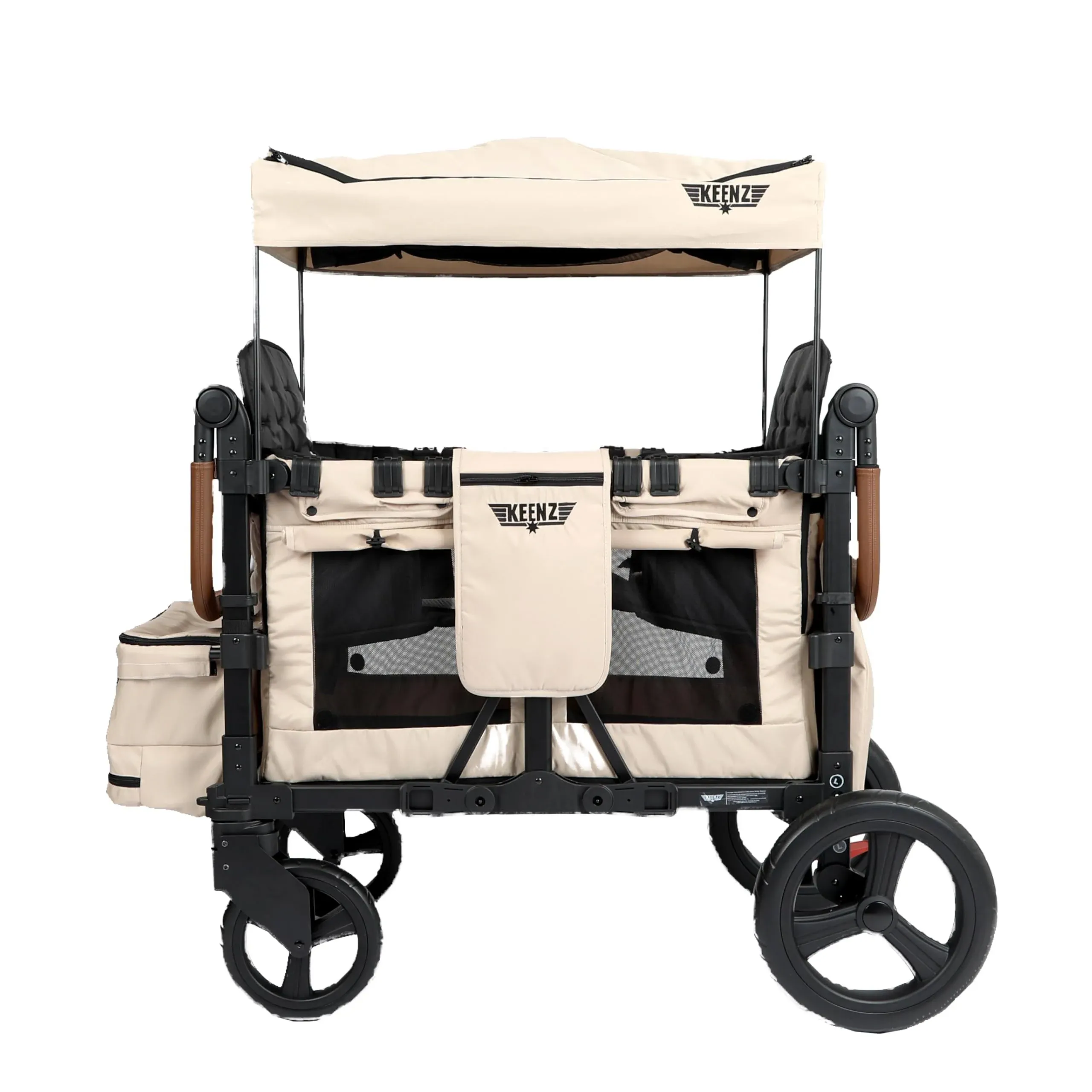 Keenz Vyo͞o The Seating Chameleon Stroller Wagon 4-Passengers, Mocha