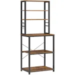 Coffee Bar, Baker’s Rack for Kitchen with Storage, 6-Tier Kitchen Shelves with 6