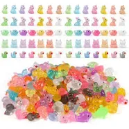 146PCS Luminous Mini Resin Ducks Glow in The Dark Duck Dolphin Frog Rabbit Unicorn 5 Combination Sets for Office Prank Plants Party Garden Micro