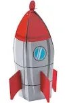 Rocket Ship Space Party Favor Treat Boxes - 12 Piece Pack - Spaceship Birthday Party Supplies