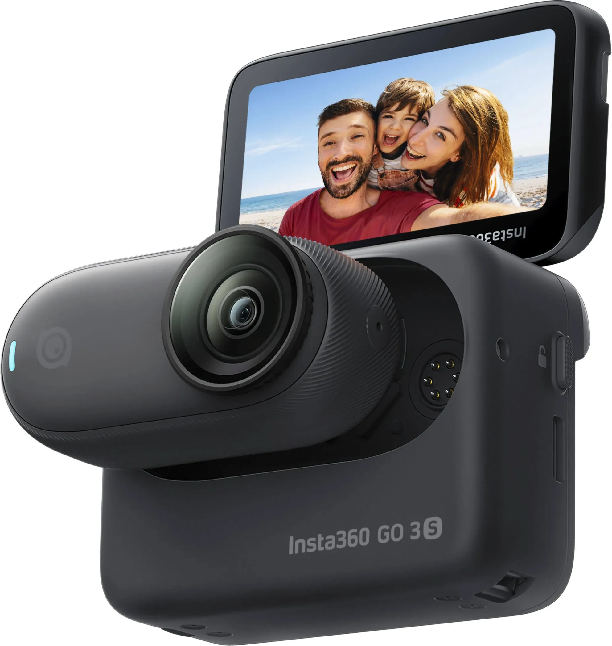 Insta360 Go 3S Action Camera (64GB, Midnight Black)