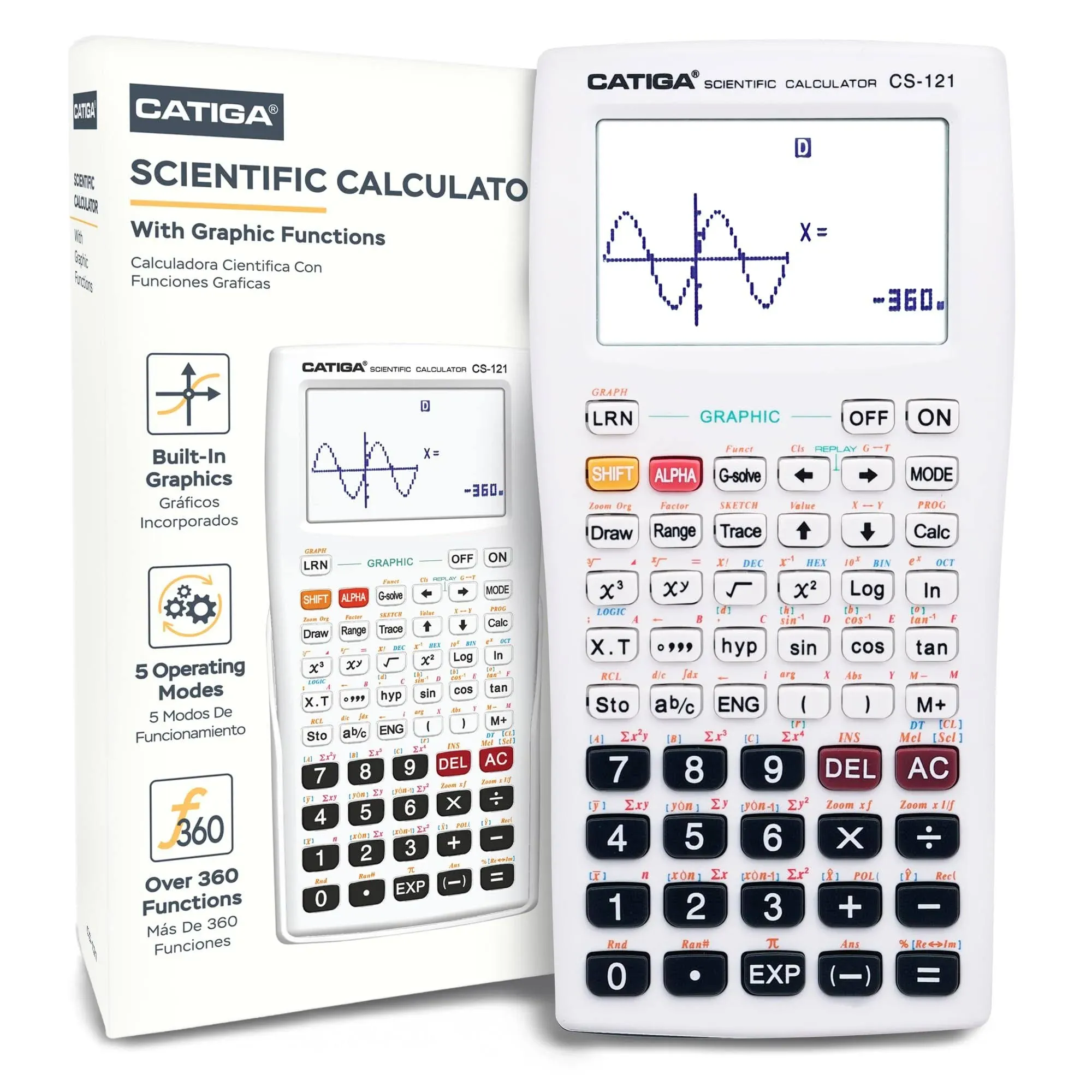 NEW Adesso CS-121 Catiga Scientific Calculator CS121