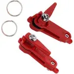 Heavy Tension Planer Board Trolling Fishing Release Clip Lock Line Quick Release Clips with O-Rings - 2pcs