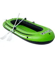 VEVOR 2 Person PVC Dinghy with Aluminum Rowing and Pump