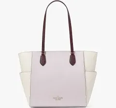 Kate Spade New York Madison Laptop Tote Shoulder Bag Lilac Moonlight Colorblock