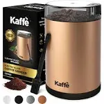 Kaffe Electric Coffee Grinder with Cleaning Brush - Copper