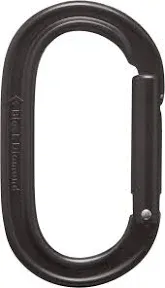 Black Diamond Oval Keylock Carabiner