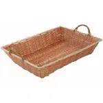 PWBN-16B Winco 16" x 11" Rectangular Poly Woven Basket w/ Handles