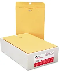 Universal Kraft Clasp Envelope Square Flap Clasp-Gummed Closure