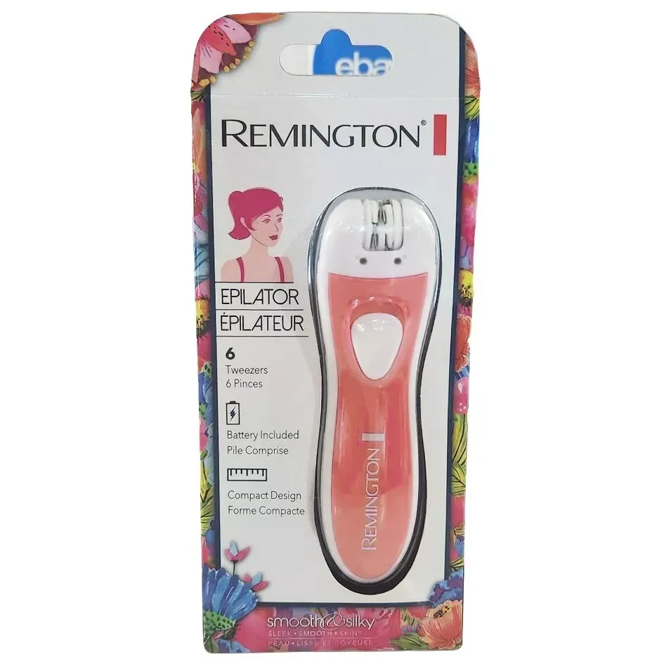 Remington Smooth &amp; Silky™ Facial Epilator, Coral, EP1050ECDN