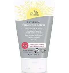 Earth Mama Tinted Mineral Sunscreen Lotion SPF 25